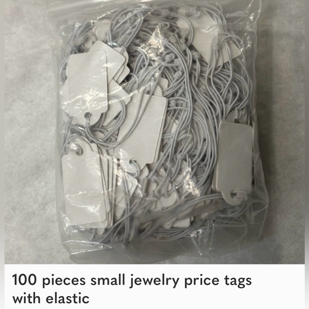 New lot of 292 jewelry findings/tags